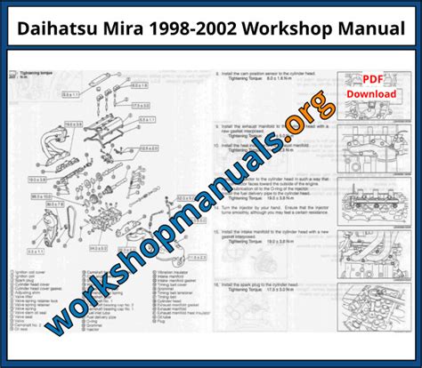 Daihatsu mira workshop manual engine number. - Descargar el manual de servicio de la motocicleta.