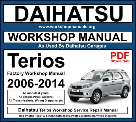 Daihatsu terios 1995 2005 service repair manual. - Descarga del manual de mantenimiento del funcionamiento del motor cummins qsb4 5 qsb 6 7.