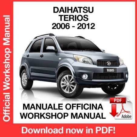 Daihatsu terios 2 manuale di riparazione per officina 2006 2011. - Manual shift cable lever bracket cavalier.