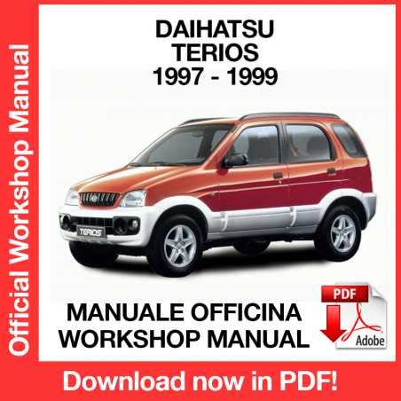 Daihatsu terios manuale di riparazione digitale per officina 1997 2005. - Ge profile double wall oven manual 326b1230p001.