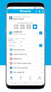 Daikin app.  Daikin has its own Field Service Mobile application which is designed specif...