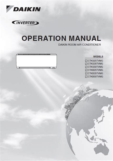 Daikin inverter air conditioner operation manual. - Manuale per l'organizzazione e l'entusiasmo in escuelas de.