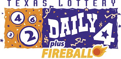Oct 17, 2023 · The Biggest Texas Daily 4 Winners. The Texas Lottery discloses only a bit of information on its winners, especially for small-prize games like Daily 4. For example, we can check that Sergio Martinez, from Pasadena, won $26,000 on July 16, 2021. Mannie Duangphachanh is another Daily 4 winner, from Manvel, who won $25,000 on July 9, 2021. . 
