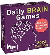 Daily Brain Games 2024 Day-To-Day Calendar Calendar