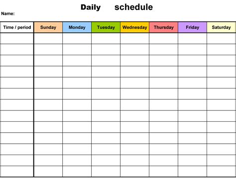 Daily Calendars
