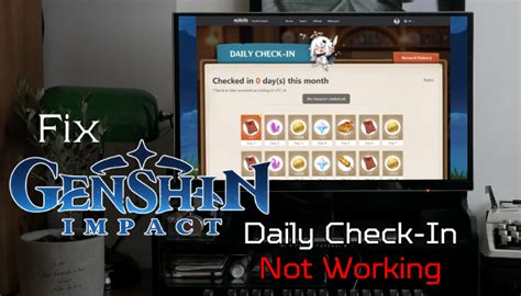 Daily Check-In not working : r/Genshin_Impact - Reddit