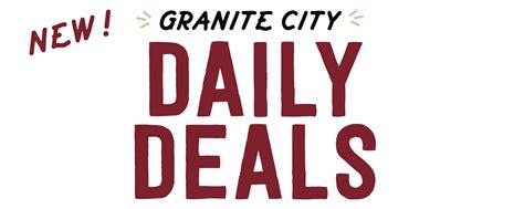 Daily Deals Granite City Brewery - Granite City …