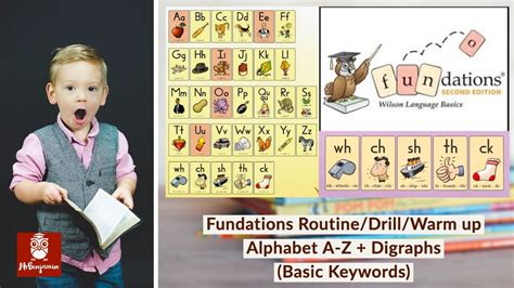 Daily Fundations Routine No.2 Alphabet A to Z + Digraphs(Basic