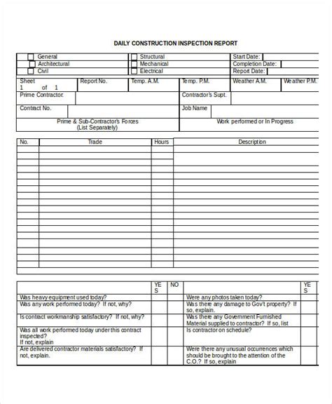 Daily Inspection Report How to create a Daily Inspection Report