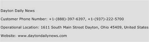 Daily News Contact Number