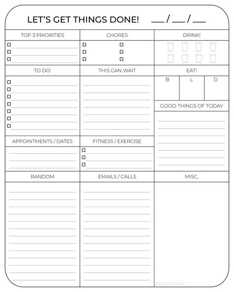 Daily Note Template to Craft FlohGro