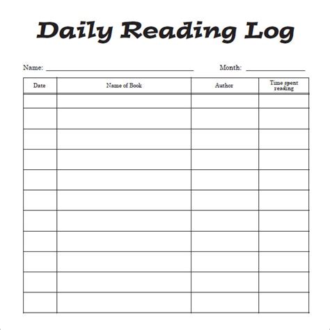 Daily Reading Log - ontario.k12.or.us