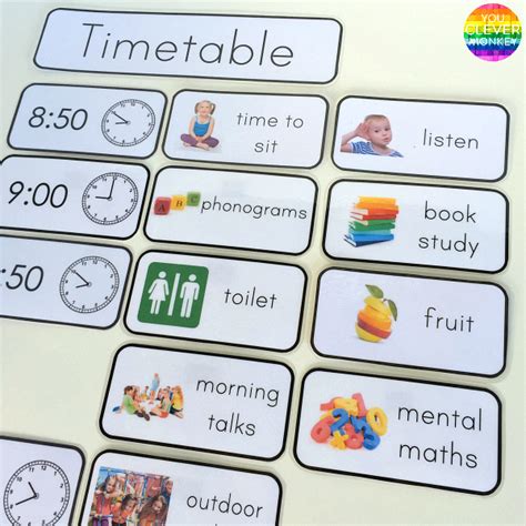 Daily Schedule Template for Kids Lovely why and How to Use A Visual Timetable Effectively