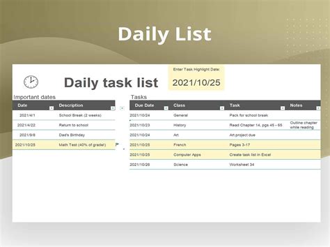 Daily Task List Excel Template XLS Free Excel Templates Exceltemple