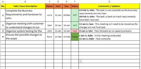 Daily Task Management Template Excel Free