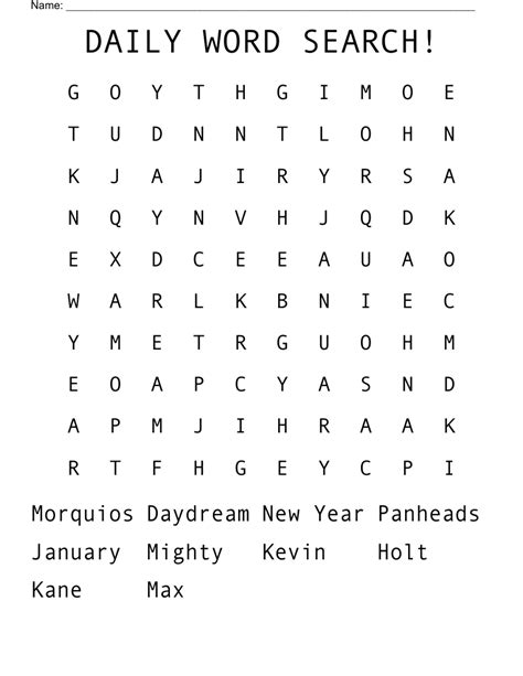 Daily Word Search WordMint