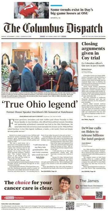 Daily dispatch newspaper online.  The Columbus Dispatch is the number one source for Colum...