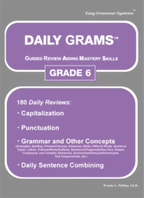 Daily grams guided review aiding mastery skills for 4th and 5th grades. - Stanley y la mascota de clase.
