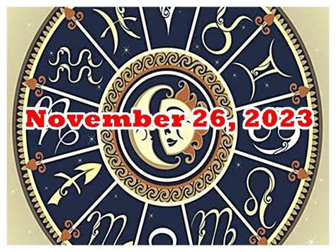 Daily horoscope for November 26, 2023