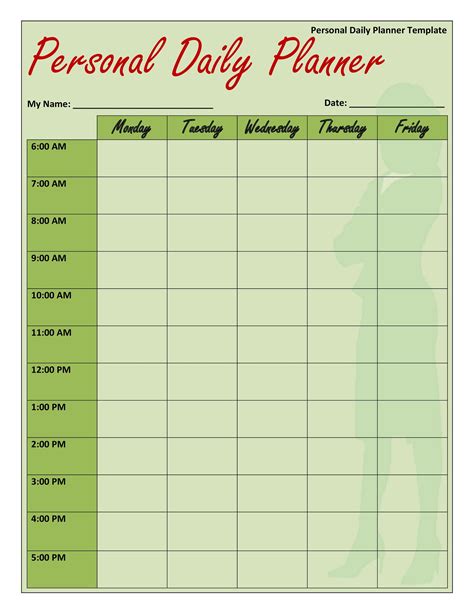 Create your own daily planner using our Free Printable Daily Planner template for Excel. Most commercial daily planners have page refills that you can buy, and the original planner often costs a lot as well. Our daily planner template was designed specifically for common (inexpensive) 3-ring binders and you can print the planner pages using .... 