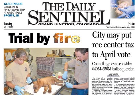 Daily sentinel e edition.  Grand Junction Daily Sentinel eEdition- a compl...
