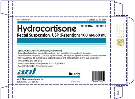 DailyMed - HYDROCORTISONE enema