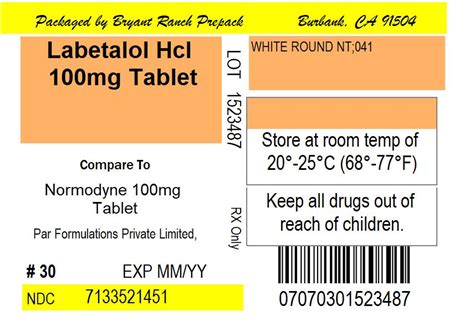 DailyMed - LABETALOL HYDROCHLORIDE tablet, film coated