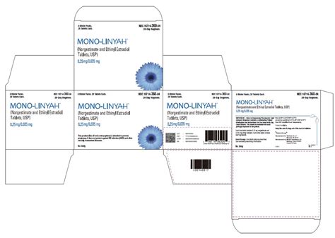 DailyMed - MONO-LINYAH- norgestimate and ethinyl estradiol kit