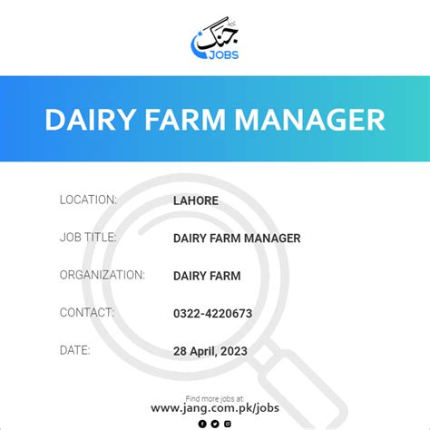 Dairy Farm Manager jobs in the USA Careerjet