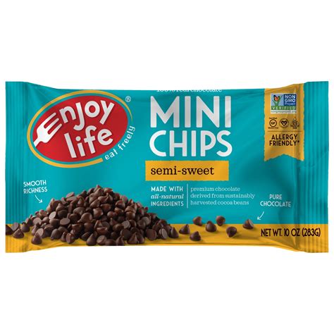 Dairy free chocolate chips. NESTLÉ® TOLL HOUSE® Allergen Free Semi-Sweet Morsels. 10 oz. No Sellers Found. Free from the 8 major food allergens: peanuts, tree nuts, eggs, milk, wheat, soy, fish and shellfish. Made with 3 simple ingredients -- 100% real chocolate, cocoa butter, and pure cane sugar. An organic, vegan, gluten free option that is just as tasty as the original! 