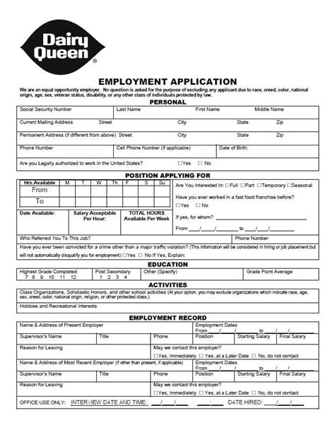 Dairy queen aplication. Search job openings at Dairy Queen. 3981 Dairy Queen jobs including salaries, ratings, and reviews, posted by Dairy Queen employees. 