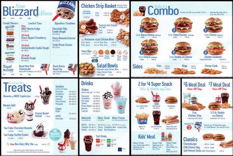 Dairy queen printable menu. Combo: 870-1350 cal. Menu items may vary by location and are subject to change. Taquitos. DQ Breakfast Sandwiches - Egg Busters. DQ Biscuit Sandwiches. Country Breakfast Plate. Welcome to DQ East Texas! View our menu, find a store, and check us out on Social Media. 