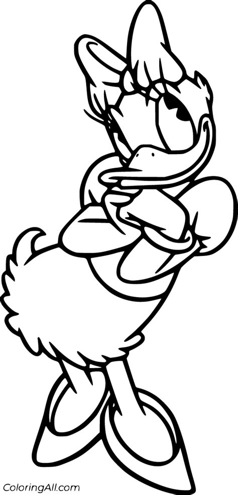 Daisy Duck Coloring