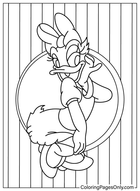 Daisy Duck Coloring Shee