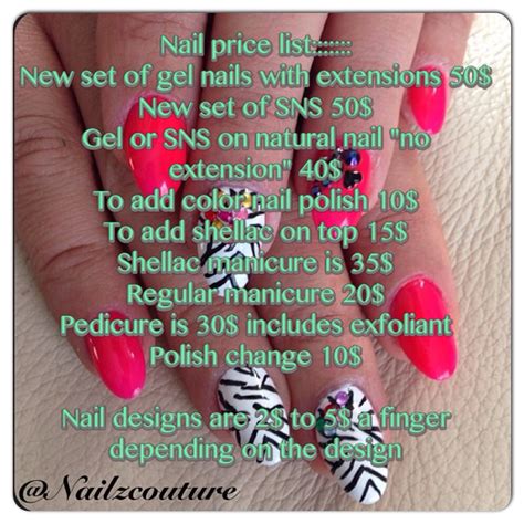Daisy Nails Prices