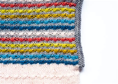 Daisy Stitch using Knit Stitches — Tellybean Knits