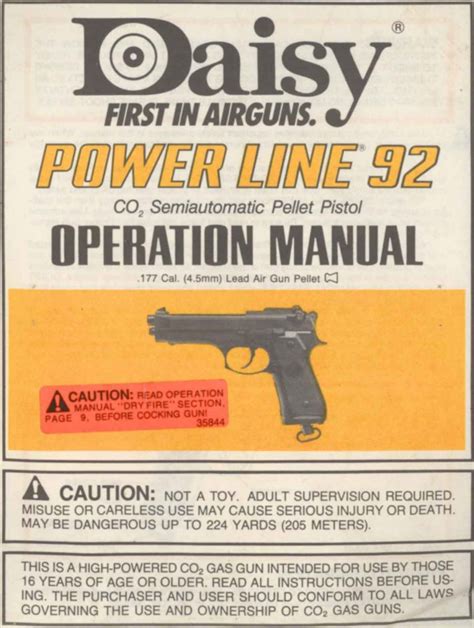 Daisy powerline model 92 co2 manual. - Johnson 55 ps advance spark manual.