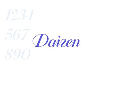 Daizen - Font Free [ Download Now ]