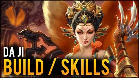 Daji build. Aug 22, 2020 · Welcome to my guide for Da Ji, The Nine-Tailed Fox! I am a casual player who primarily plays conquest. My Elo is top 1%, for a casual player, I primarily know what to do in the jungle role. Specifically on Da Ji. Da Ji remains my favored Jungler by far, thus this is a build for Da Ji in the Jungle role. Do note: there are two builds above. The ... 