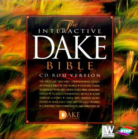 Dake Bible - Interactive - CD-ROM - amazon.com