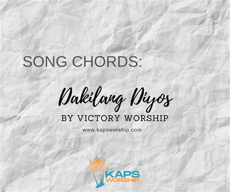 Dakila CHORDS by Victory Worship ChordBand.com