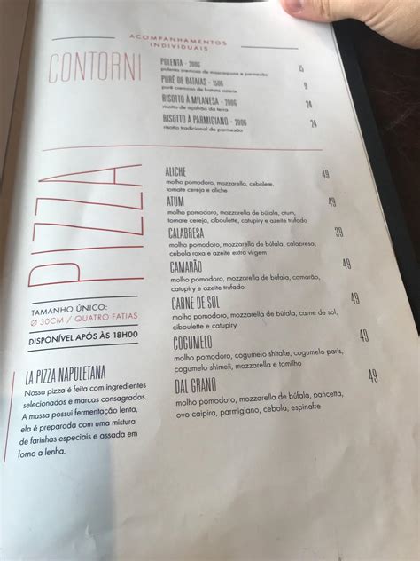 Dal Grano Menu and Prices - Menu With Price