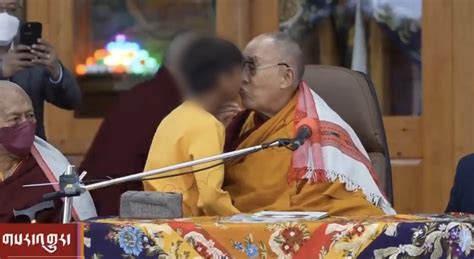 Dalai Lama kisses boy on lips in video, later apologizes