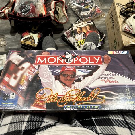 The average value of "Monopoly Board Game Dale Earnhardt " is $22.92. Sold comparables range in price from a low of $3.00 to a high of $43.32. Filters. Contemporary Manufacture. Most Recent. Sold. Sealed Dale Earnhardt Monopoly NASCAR Collector’s Edition 2000 Board Game-NEW $28.49. Sold - a .... 