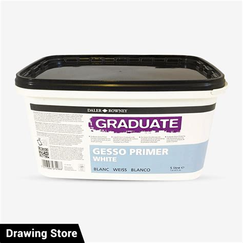 Daler Rowney Graduate Gesso White Primer - 1 Litre - Amazon