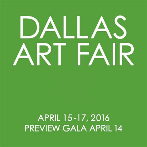 Dallas art fair. A Foundation Preview Benefit ticket for April 4 (benefiting the Dallas Museum of Art, Nasher Sculpture Center and Dallas Contemporary) is $255, and regular one-day Fair admission is $34 ($29 for ... 