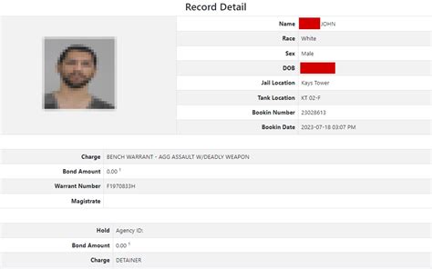Dallas county jail records.  Last Name First Name DOB Month January February March Ap...