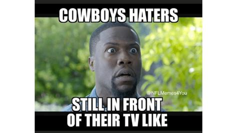 Dallas cowboys hater memes. Cowboys Break. 5/8/24 - 11:00 AM CST - Join The Break with all the latest Cowboys news and discussion from Derek, Patrik, Bryan, and Ambar. Girls Talk, 'Boys Talk. 5/9/24 - 10:00 AM CST - Join Kristi Scales, Iisha Morrison, Jess Nevarez, and Nicole Hutchison in the Dallas Cowboys' all-female podcast. Full Schedule. 