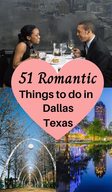 Dallas date ideas. 29 Date Ideas in Dallas. So grab your best outfit and your special someone, and get ready to experience a romantic date in Dallas while sightseeing all the city’s best parks, museums, … 