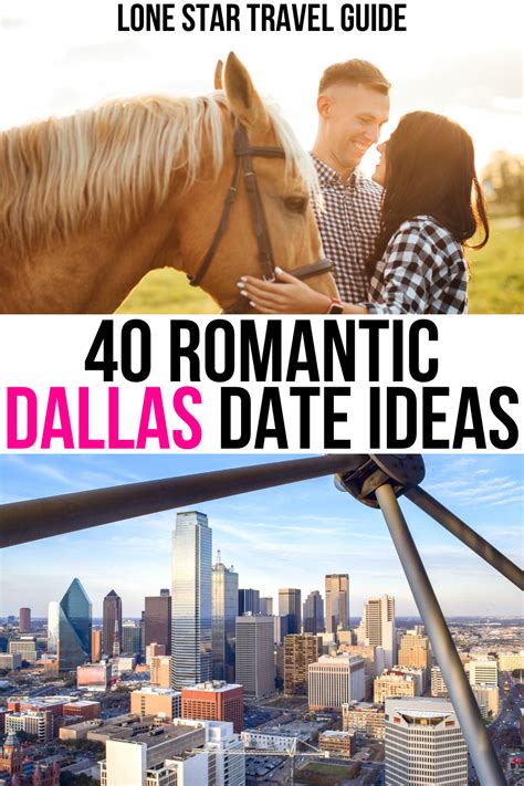Dallas date night ideas. Arlington, TX, Date Ideas. Best Date Ideas in Arlington, TX. Attend a Dallas Cowboys game at AT&T Stadium. Treat your date to dessert at Sugar Bee Sweets Bakery. Have a fun day at Six Flags Over Texas. Go Rock Climbing at Dyno-Rock Indoor Climbing Center. Cool off at Six Flags Hurricane Harbor. 